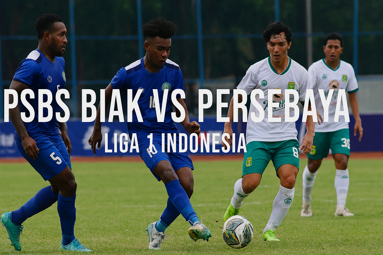 Tigoals Tayangkan PSBS Biak vs Persebaya: Pertandingan Penting Liga 1 2025